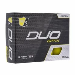 Wilson Duo Soft Optix (2020) (Yellow) Golf Ball