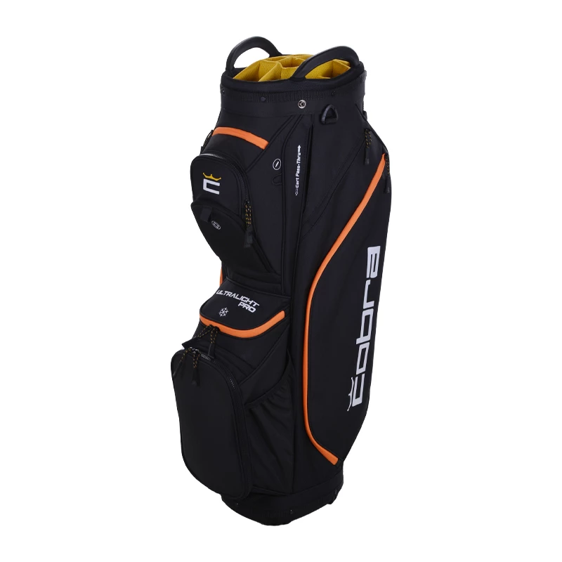 Cobra Ultralight Pro Cart Bag (Black/Yellow)