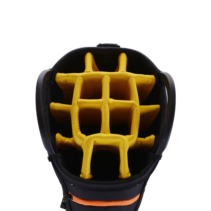 Cobra Ultralight Pro Cart Bag (Black/Yellow) - Image 3