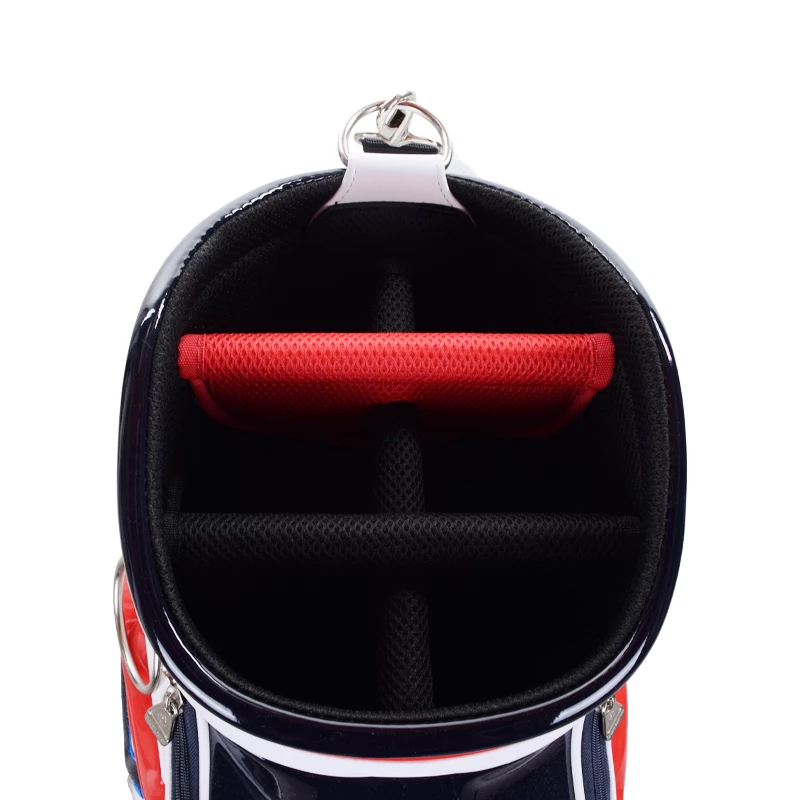 Le Coq Sportif Golf Big Logo 9.5" PU Cart Bag (Black) - Image 3