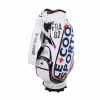 Le Coq Sportif Golf Big Logo 9.5" PU Cart Bag (White)