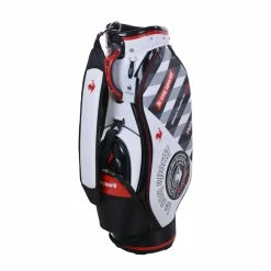 Le Coq Sportif Golf Lightweight Sporty Graphic 9" Caddie Bag (White)