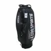 Le Coq Sportif Golf Ultra-Lightweight Logo Graphic 9" Caddie Bag (Black)