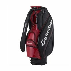 TaylorMade TD248 Auth-Tech 9.5" Cart Bag (Black/Red)