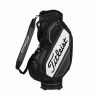 Titleist Jet Black Mid Staff Bag (Black/White)