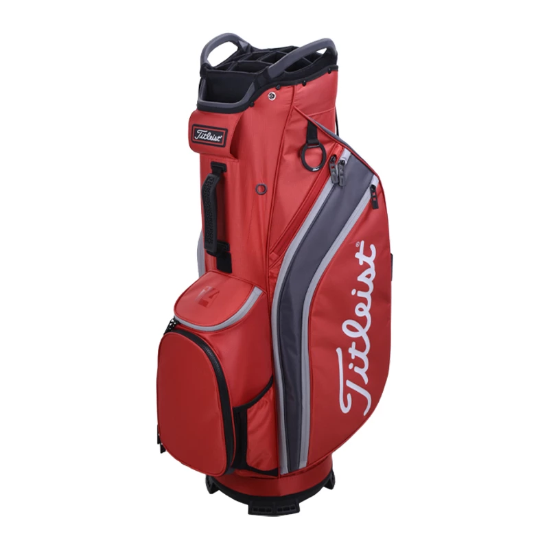 Titleist Cart 14 Cart Bag (Dark Red/Graphite/Grey)