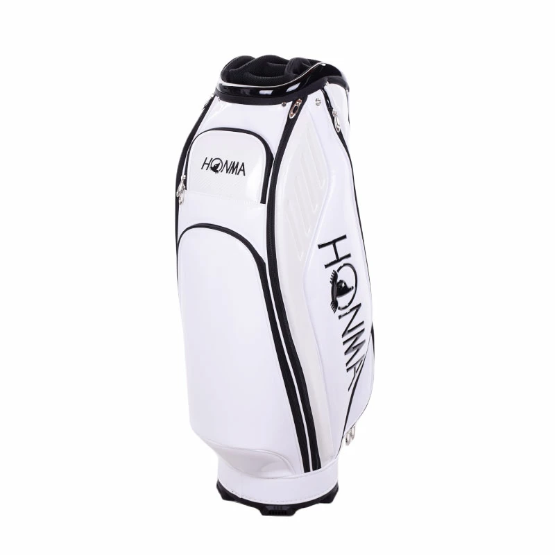 Honma Gear 9" Caddie Bag (White/Black) - Image 2