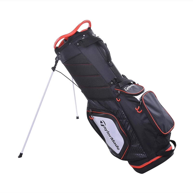 TaylorMade 8.0 Stand Bag (Black/White/Red) - Image 2