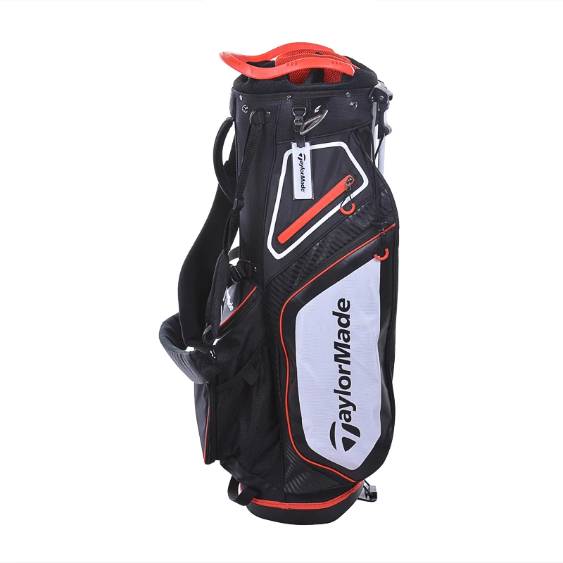 TaylorMade 8.0 Stand Bag (Black/White/Red) - Image 3
