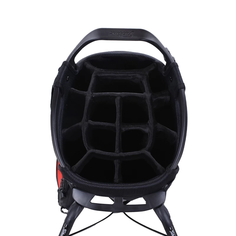 Titleist Hybrid 14 Stand Bag (Black/Black/Red) - Image 3